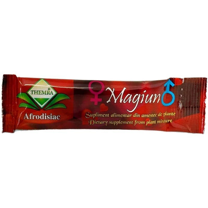 Themra Magiun Afrodisiac, supliment alimentar cu miere și plante, 1 plic x 12 g